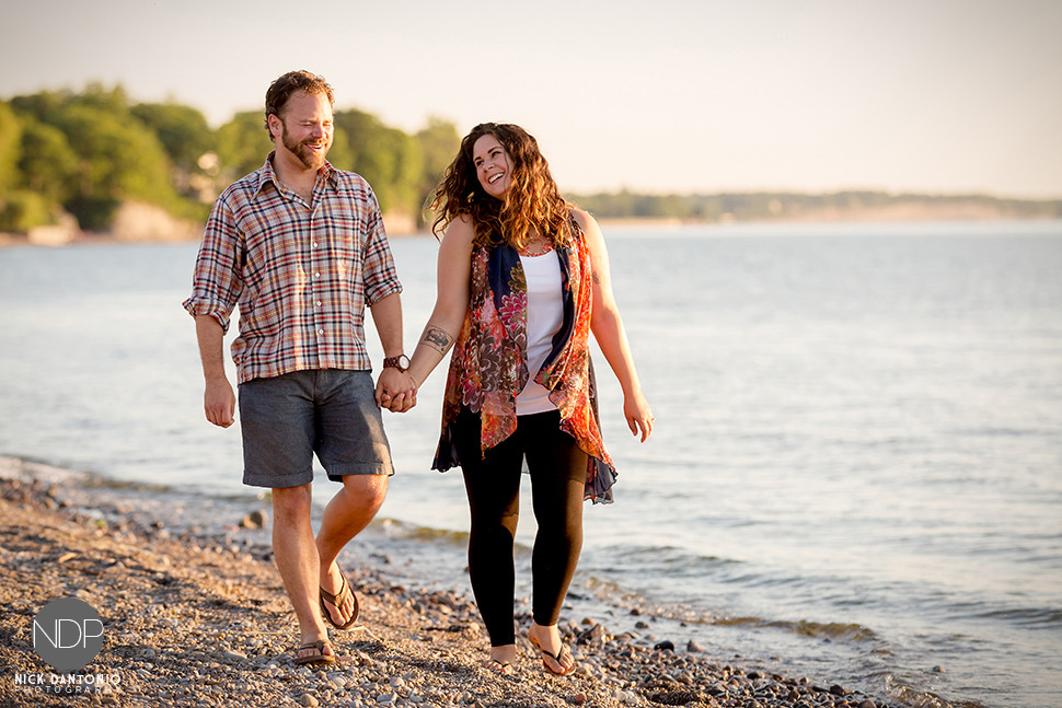 04-Buffalo Hamburg Beach Engagement Photo