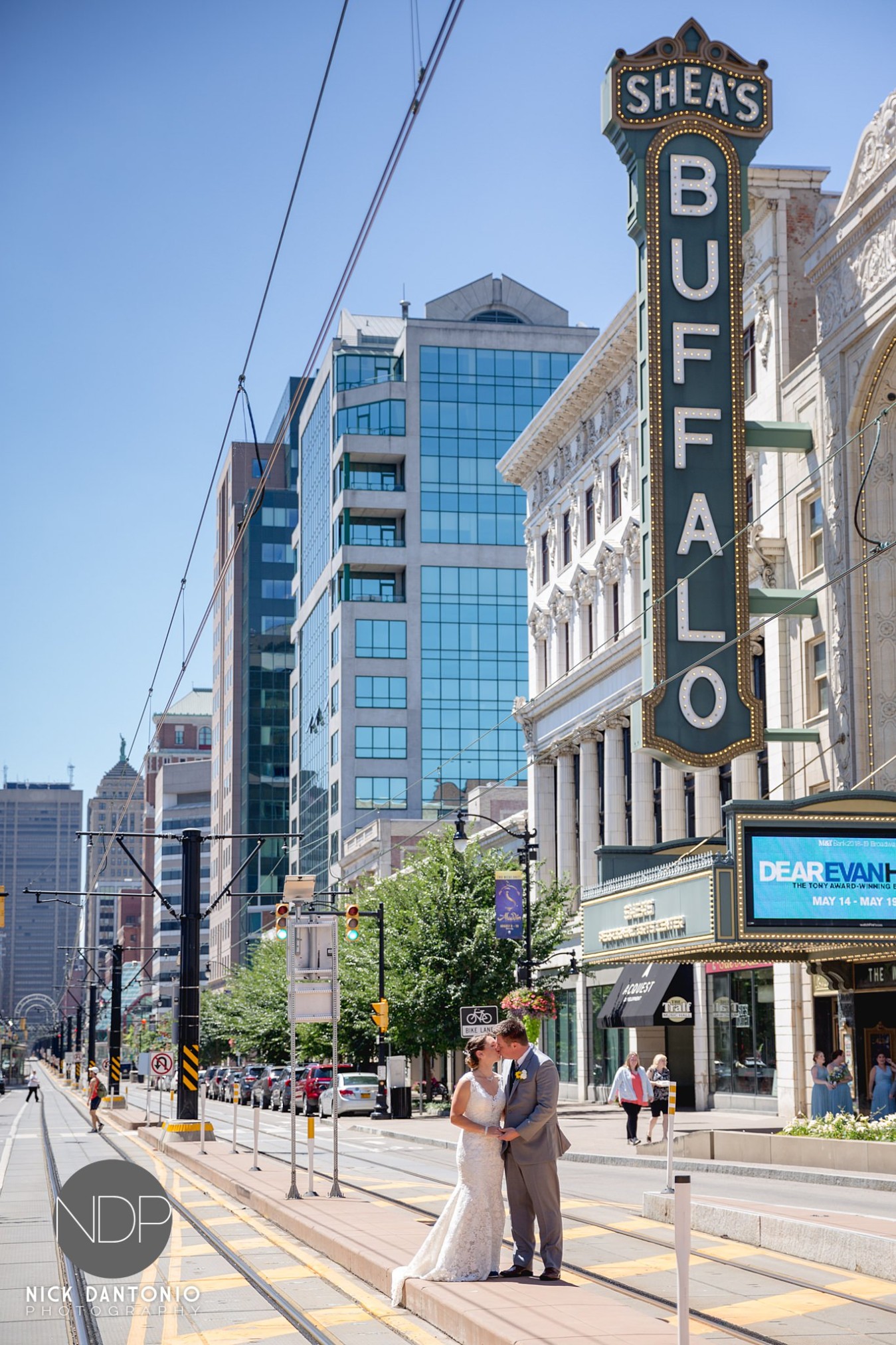 07-First Look Wedding Main St Buffalo