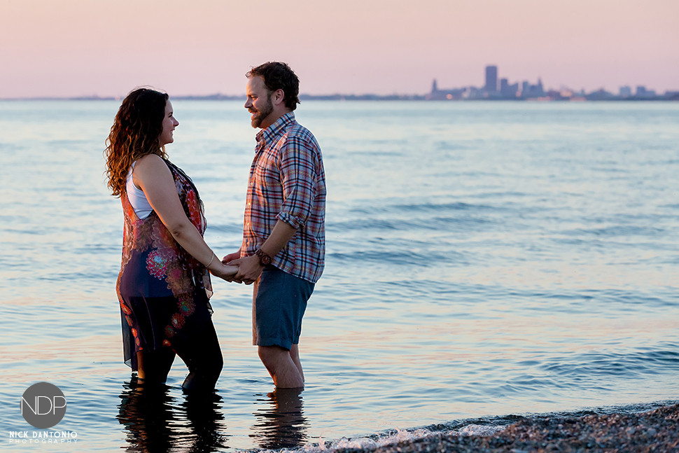 11-Buffalo Hamburg Beach Engagement Photo