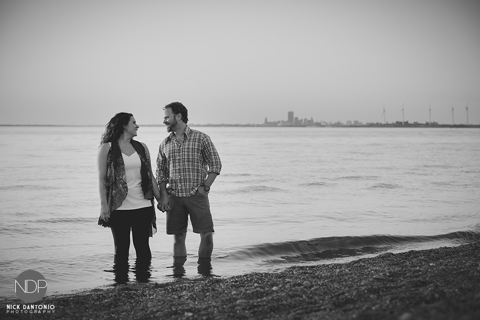 12-Buffalo Hamburg Beach Engagement Photo