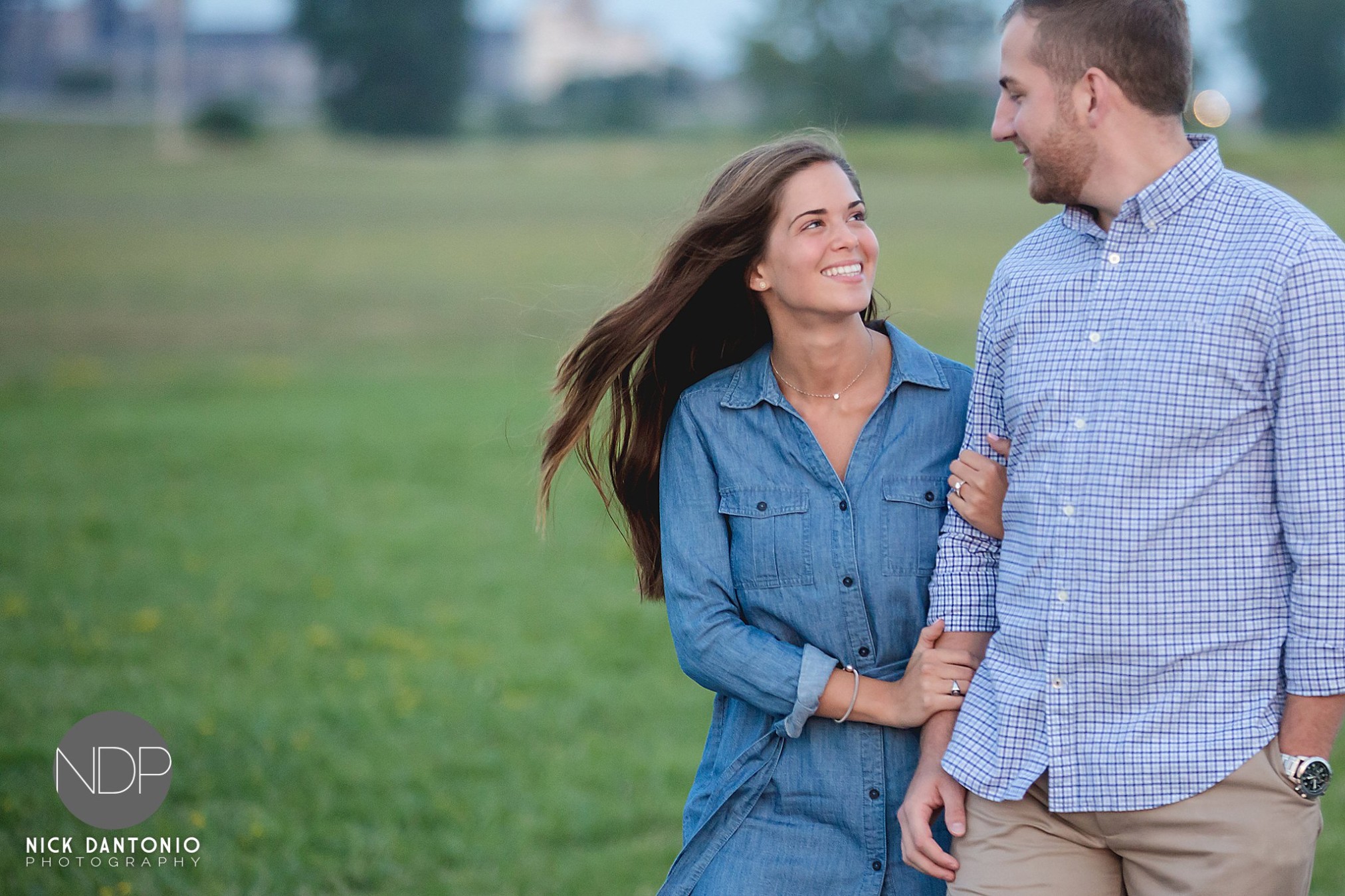 13-Buffalo Waterfront Sunset Engagement