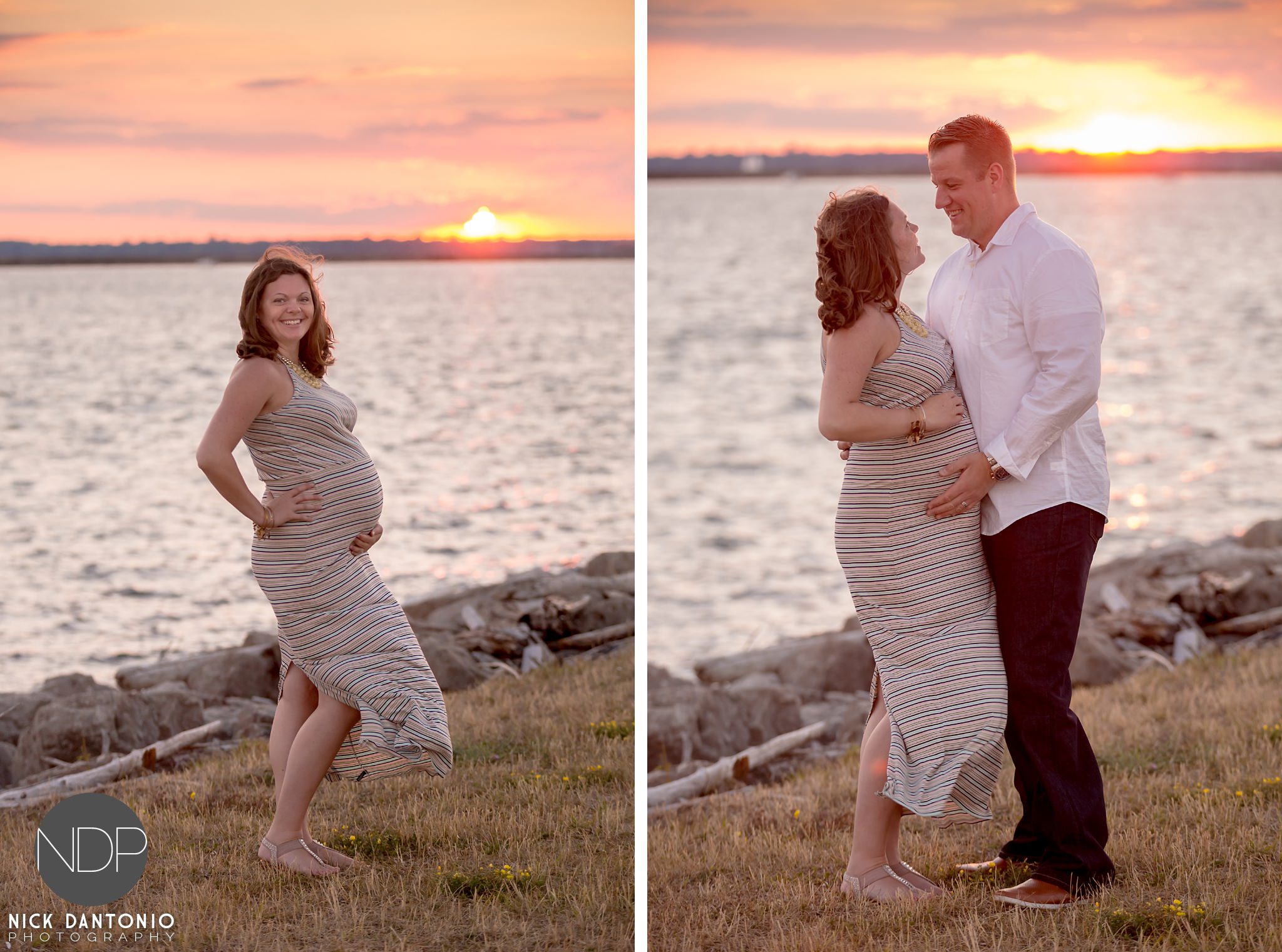 13-Buffalo Waterfront Sunset Maternity Photos_FB