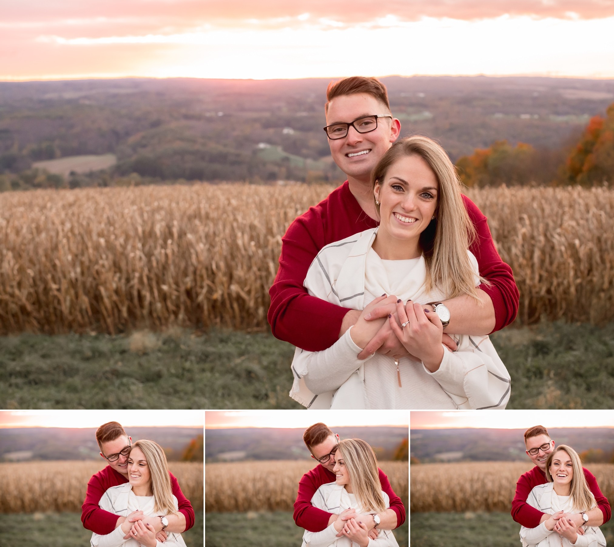 15-Warsaw Sunset Engagement Photos