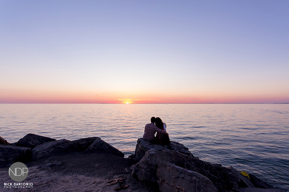 17-Buffalo Hamburg Beach Engagement Photo