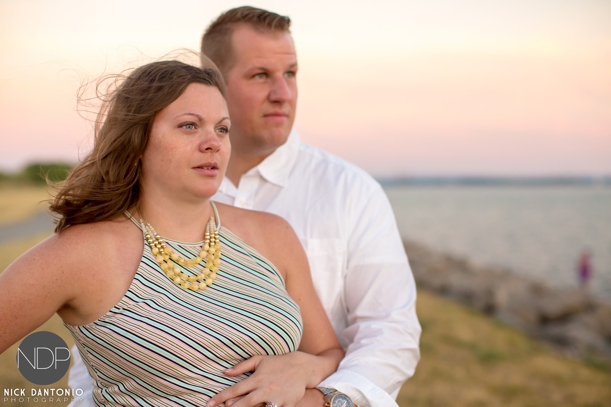 17-Buffalo Waterfront Sunset Maternity Photos_FB